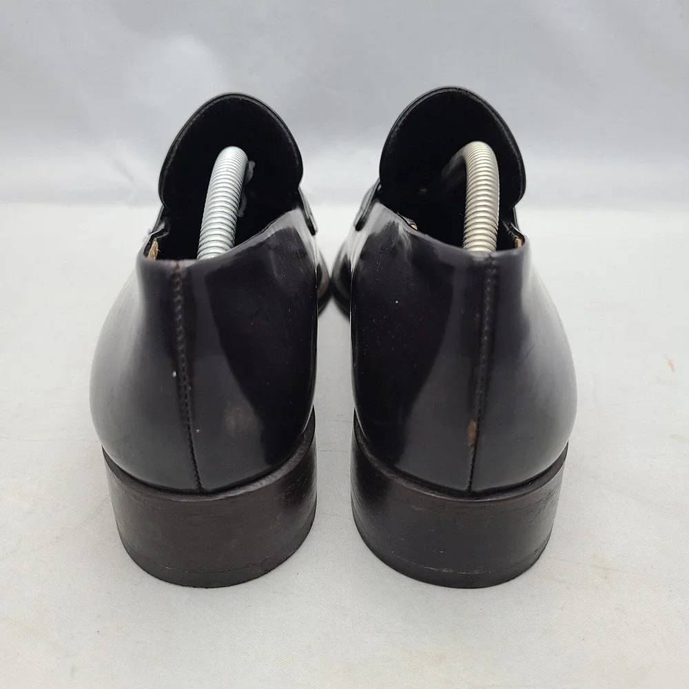 Paul Green Munchen Black Patent Leather‎ Loafers Smooth Soles Size 5 Handmade